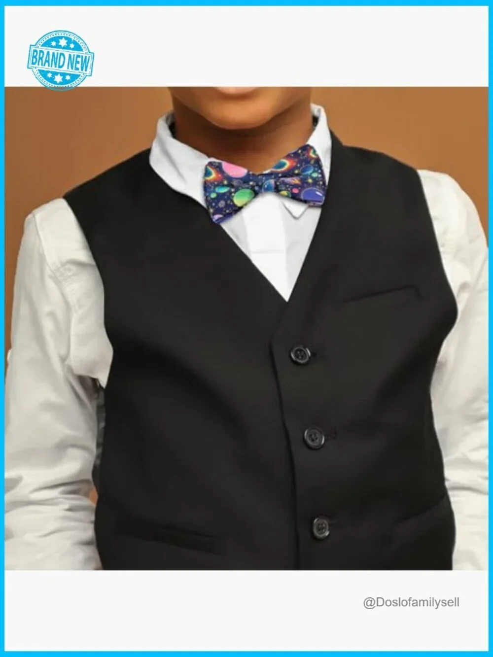 Adjustable Pre-Tied Bow Tie Stylish Pattern Elegant Formal Wedding Accessory